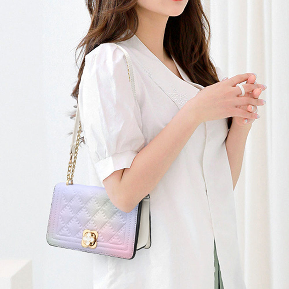 Chain PU Rectangle Crossbody Shoulder Bags