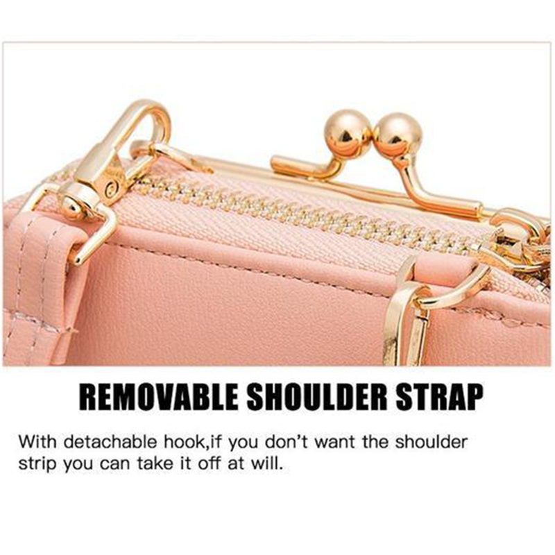 Women Phone Bag Solid Crossbody Bag